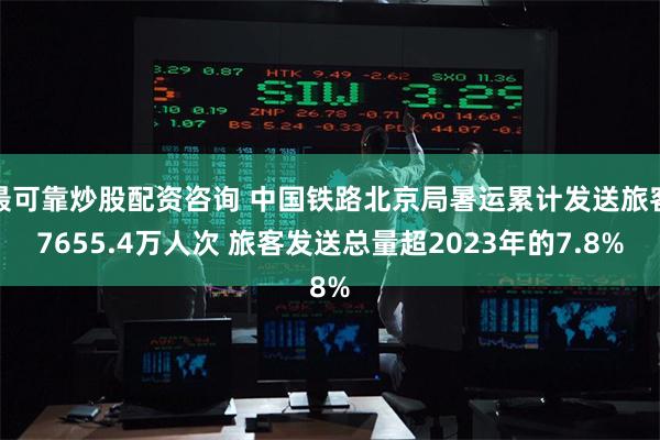 最可靠炒股配资咨询 中国铁路北京局暑运累计发送旅客7655.4万人次 旅客发送总量超2023年的7.8%